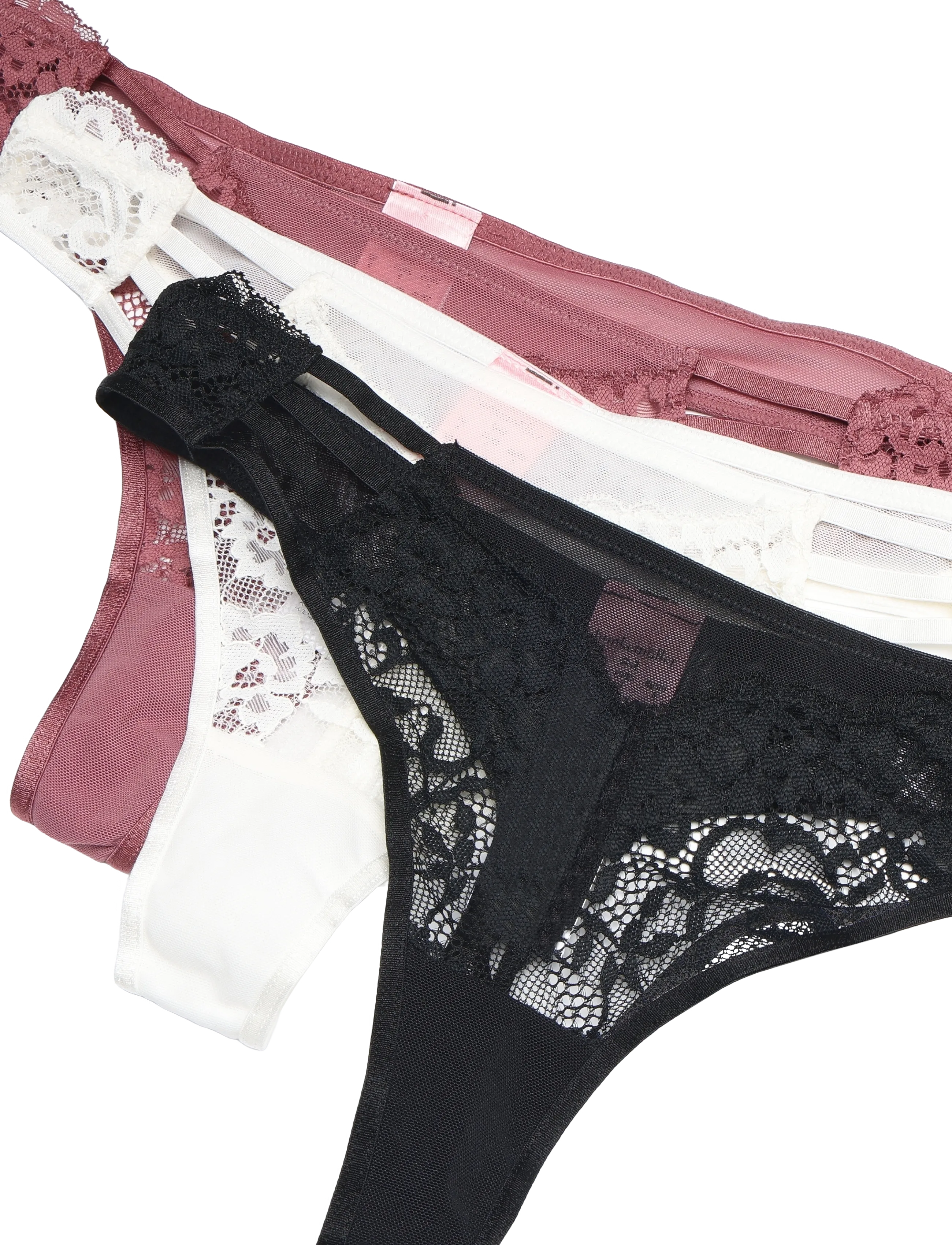 Hunkemöller - BRIAR 3-PACK - stringtrosor - renaissance rose - 5