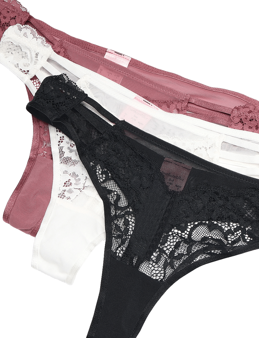 Hunkemöller - BRIAR 3-PACK - stringtrosor - renaissance rose - 5
