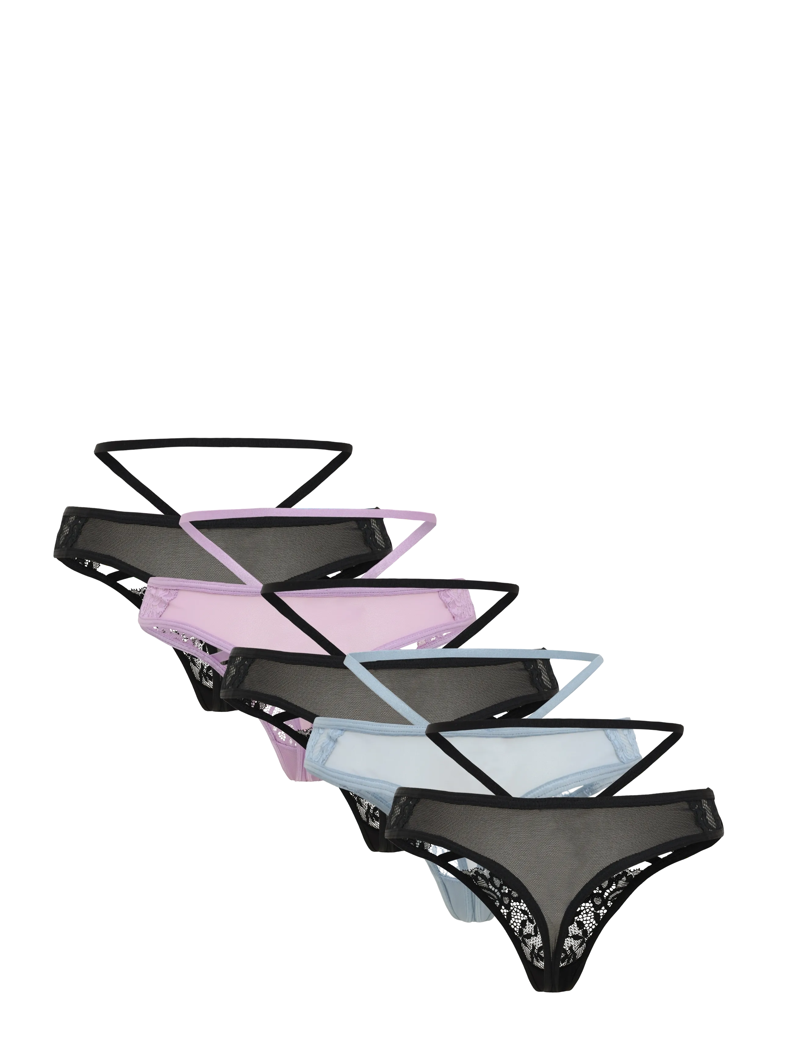 Hunkemöller - WERA 5-PACK - stringid - regal orchid - 2