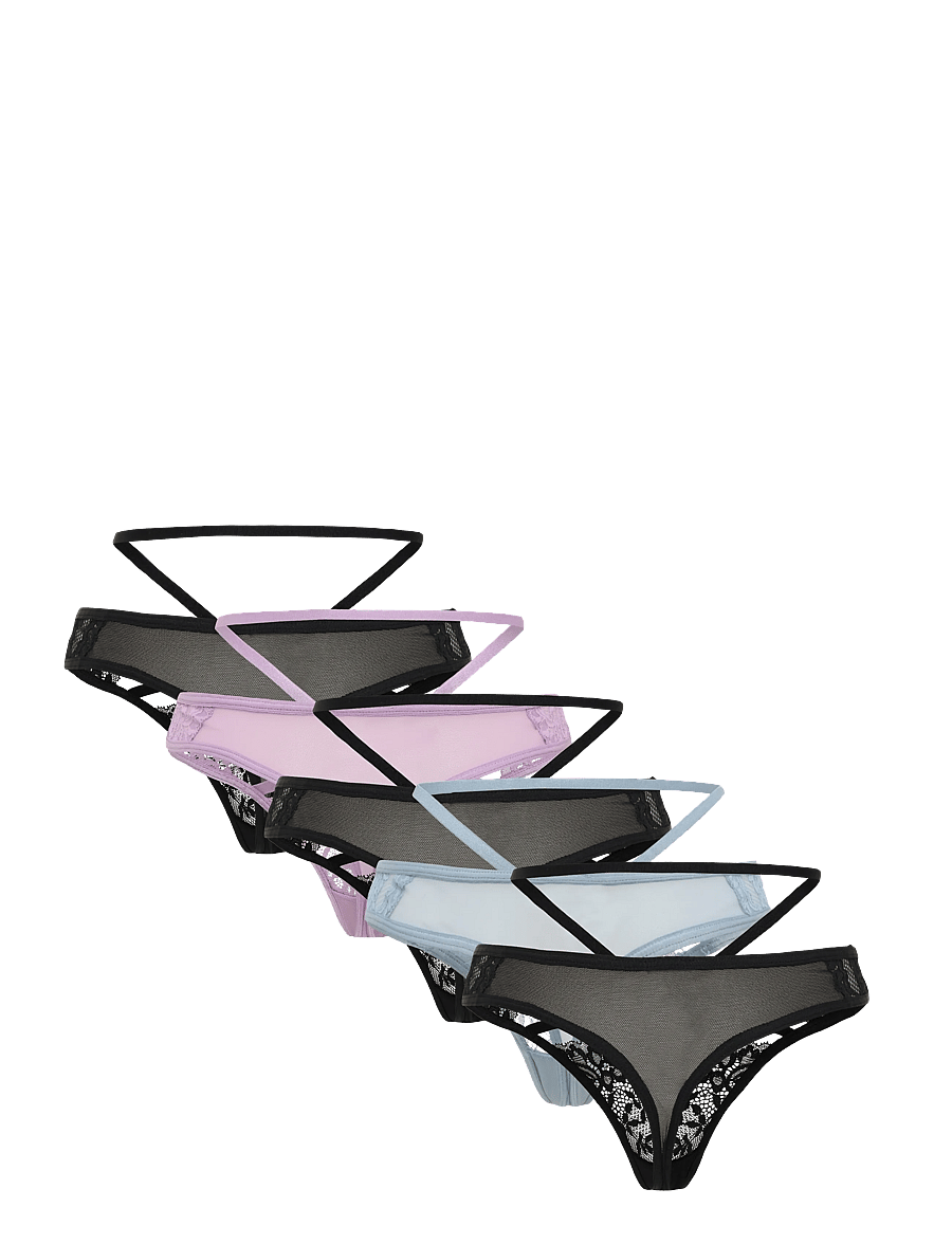 Hunkemöller - WERA 5-PACK - stringid - regal orchid - 2