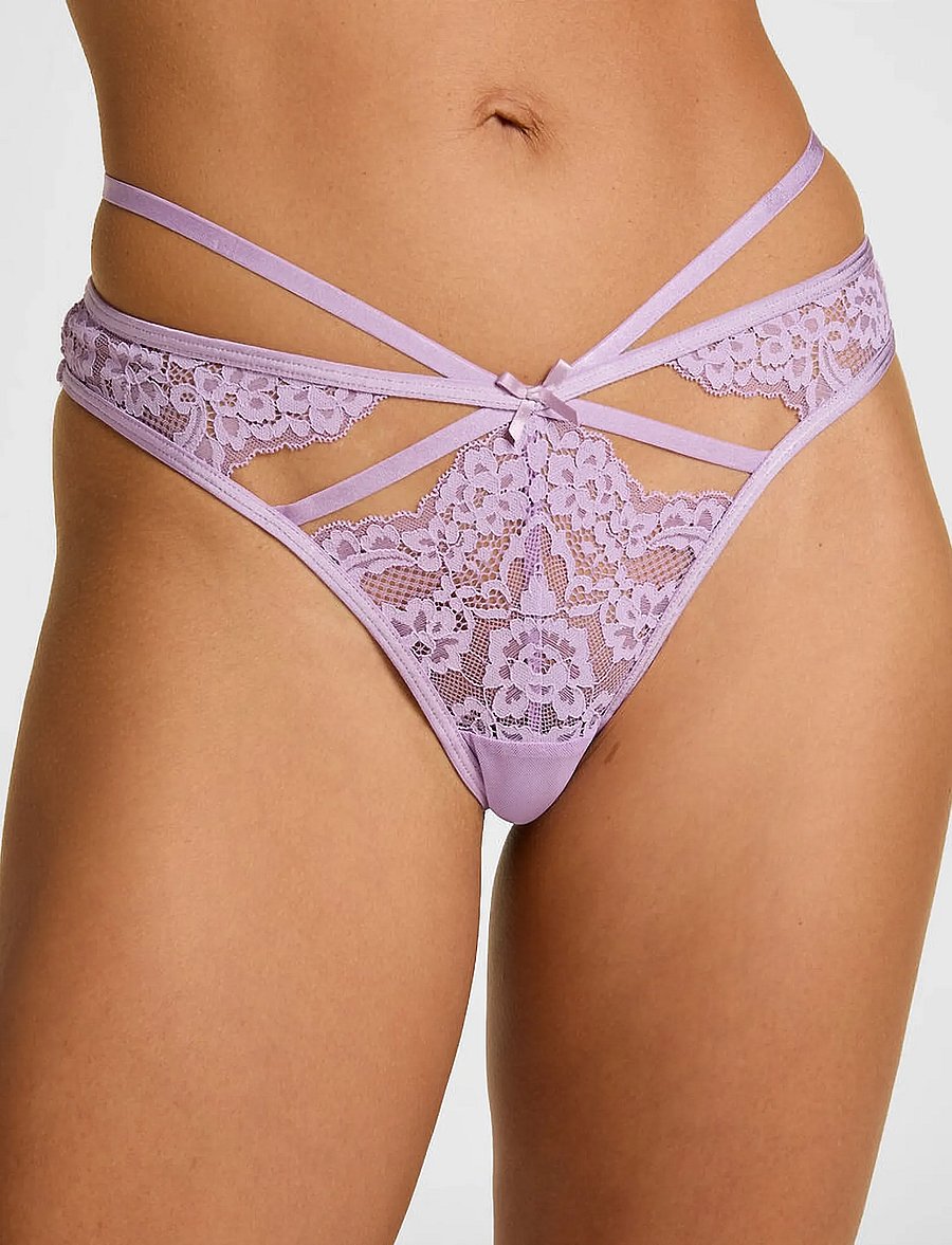 Hunkemöller - WERA 5-PACK - stringid - regal orchid - 3