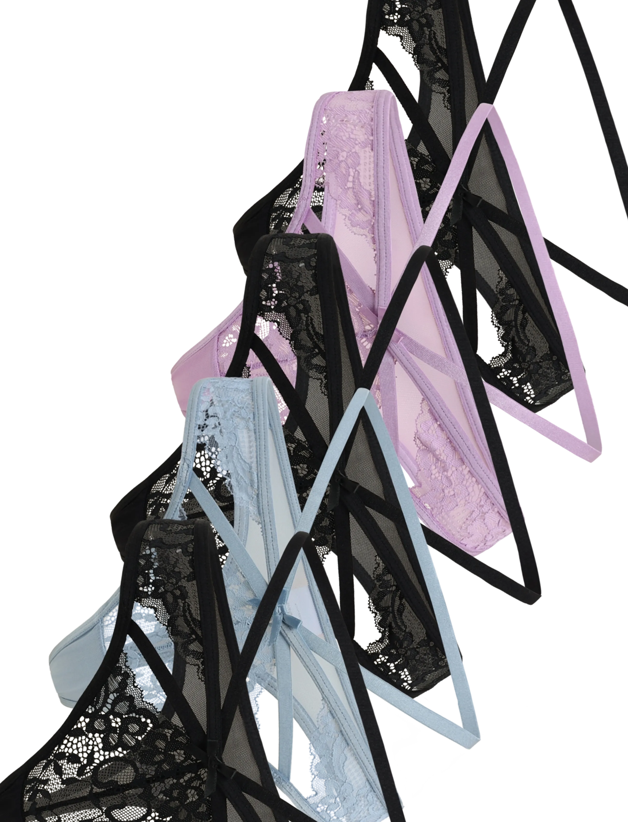 Hunkemöller - WERA 5-PACK - stringid - regal orchid - 5