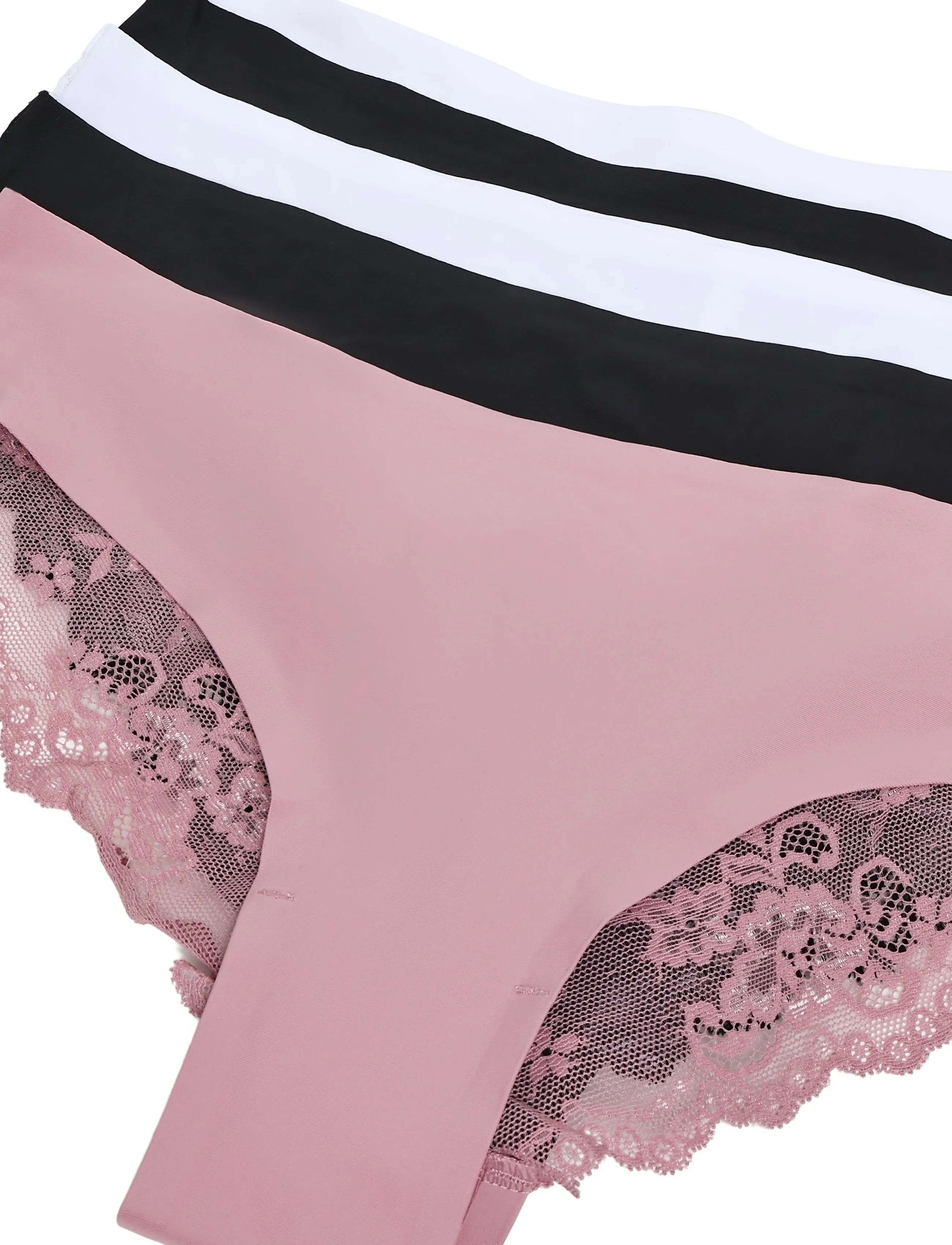 Hunkemöller - INV LACE BRASILIAN 5-PACK - Õmblusteta aluspüksid - lilas - 5