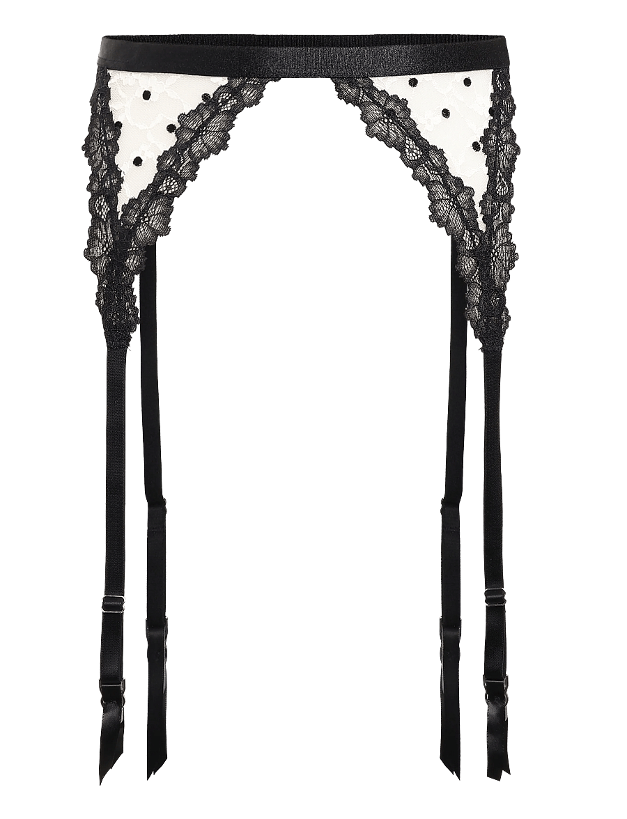 Hunkemöller - DOLLY SUSPENDER - sukahoidjad - snow white - 1