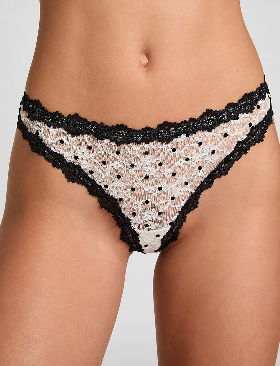 Hunkemöller - DOLLY STRING R - brazilian trusser - snow white - 3