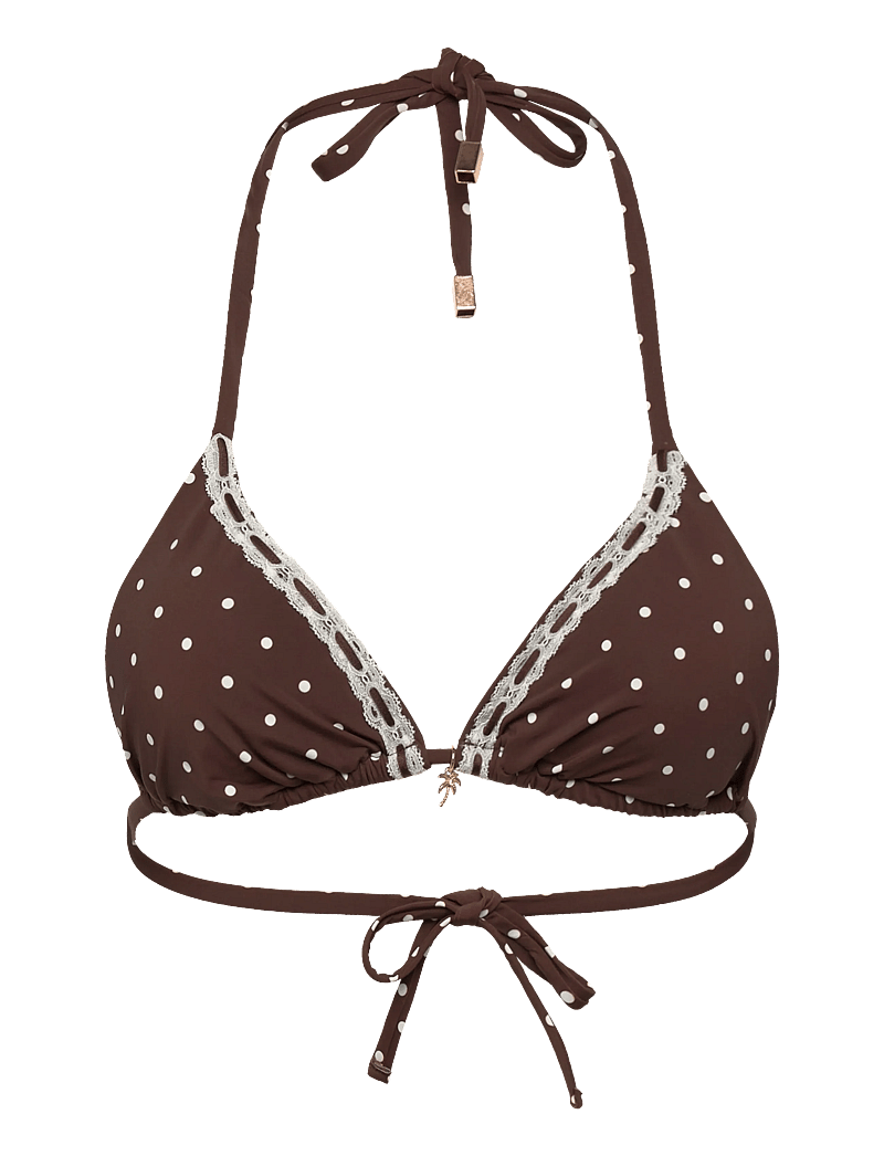 Hunkemöller - ALGARVE TRIANGLE - dreieck-bikini-oberteile - chicory coffee - 1