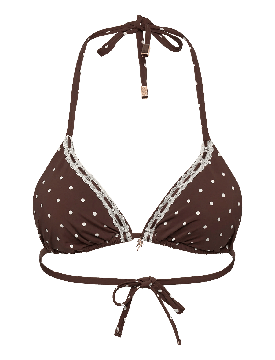 Hunkemöller - ALGARVE TRIANGLE - dreieck-bikini-oberteile - chicory coffee - 1