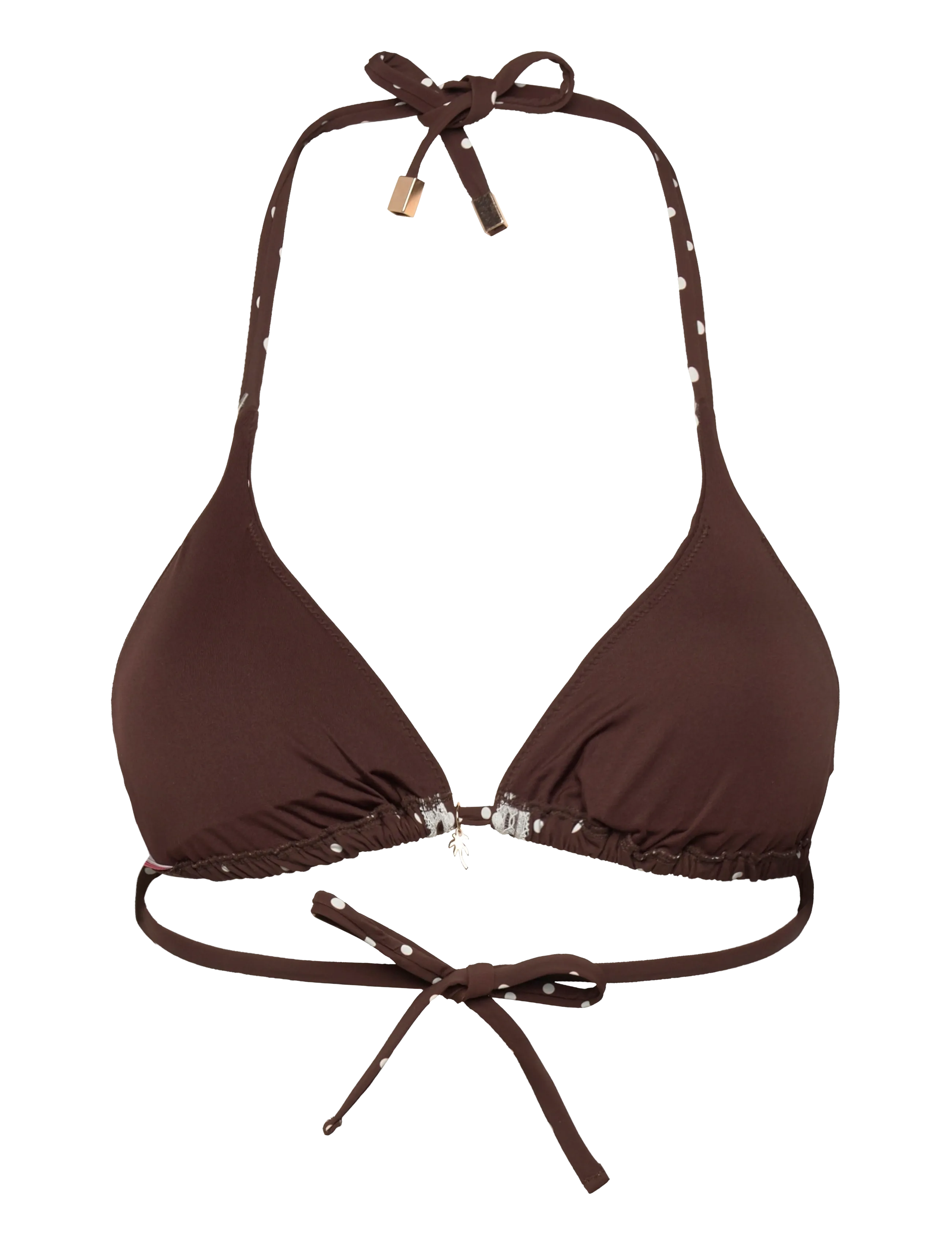Hunkemöller - ALGARVE TRIANGLE - triangelformad bikinis - chicory coffee - 2