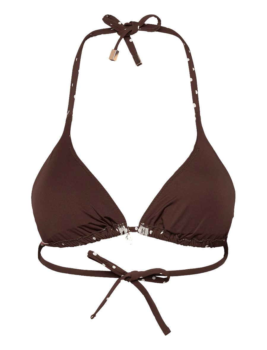 Hunkemöller - ALGARVE TRIANGLE - dreieck-bikini-oberteile - chicory coffee - 2