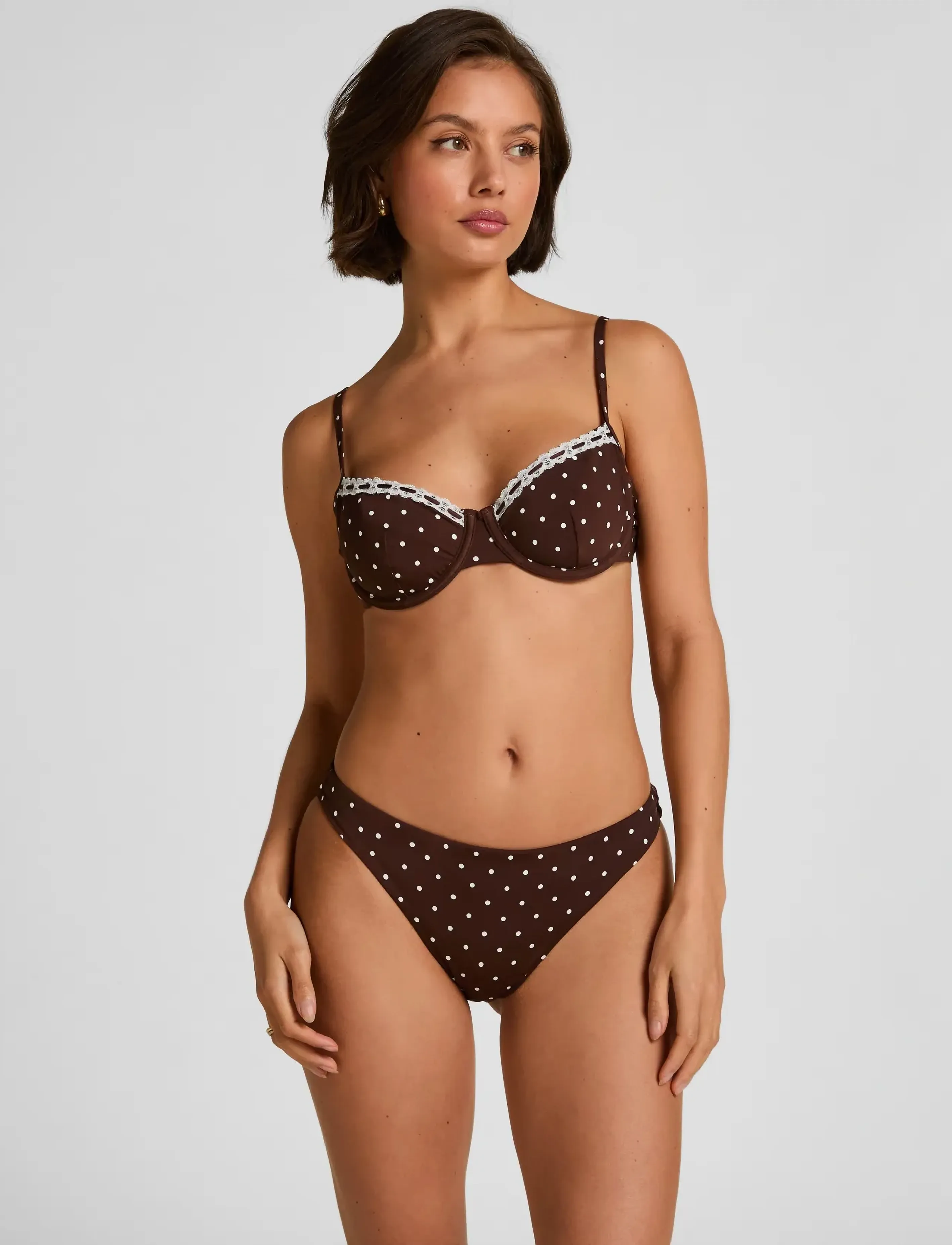 Hunkemöller ALGARVE CHEEKY - Riided - CHICORY COFFEE / brown