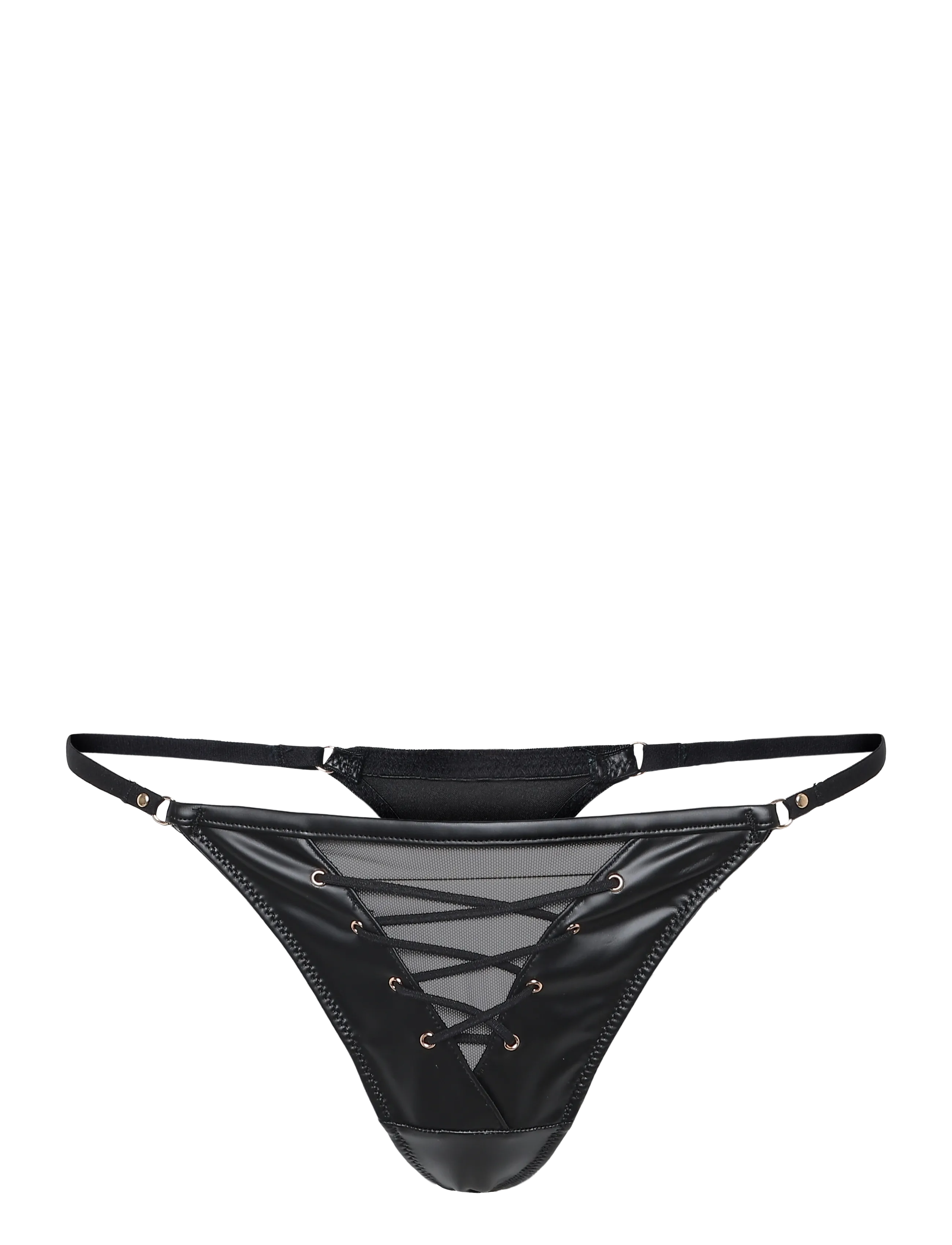 Hunkemöller SAM HL TANGA STRING - Trusser - CAVIAR / black
