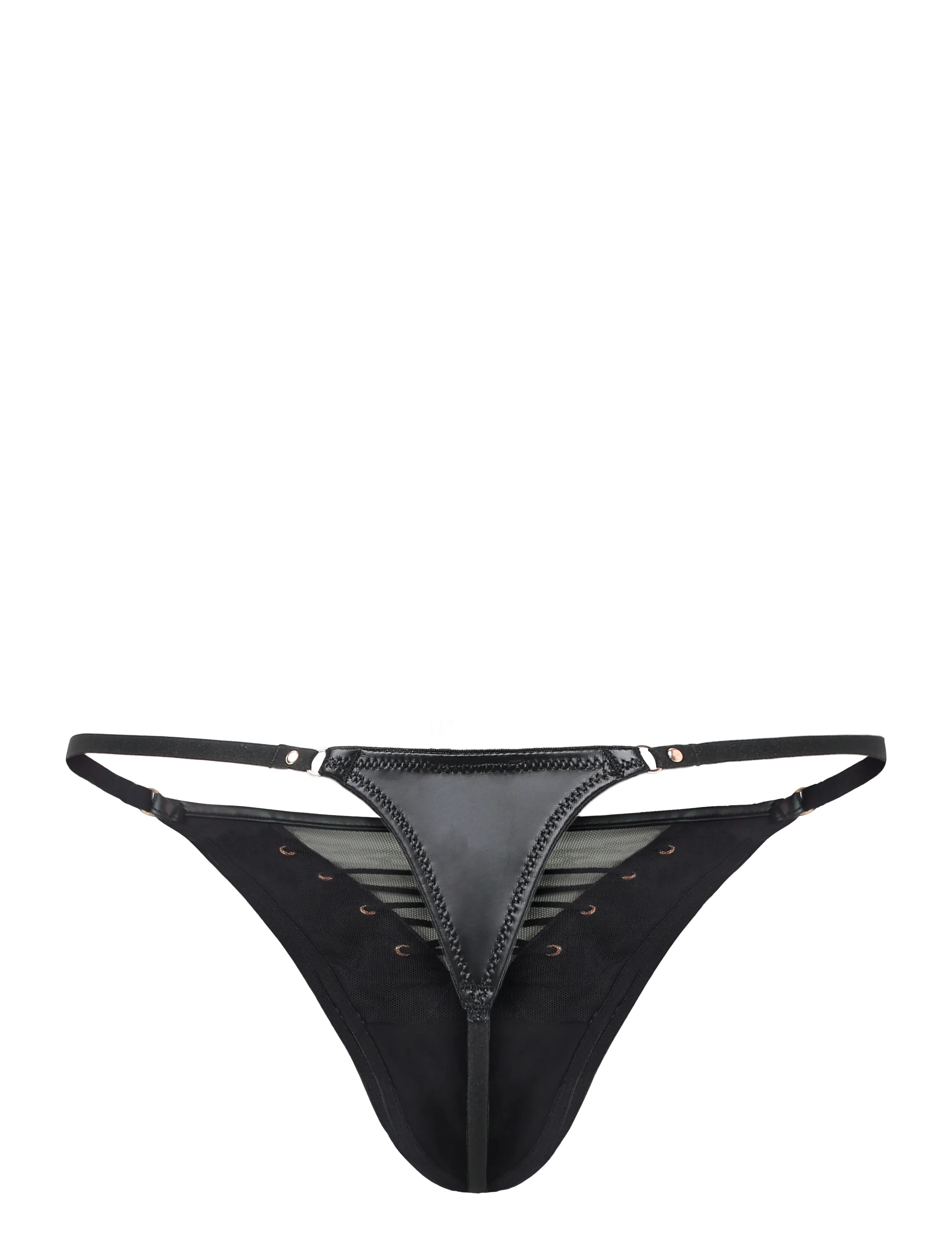 Hunkemöller - SAM HL TANGA STRING - caviar - 2