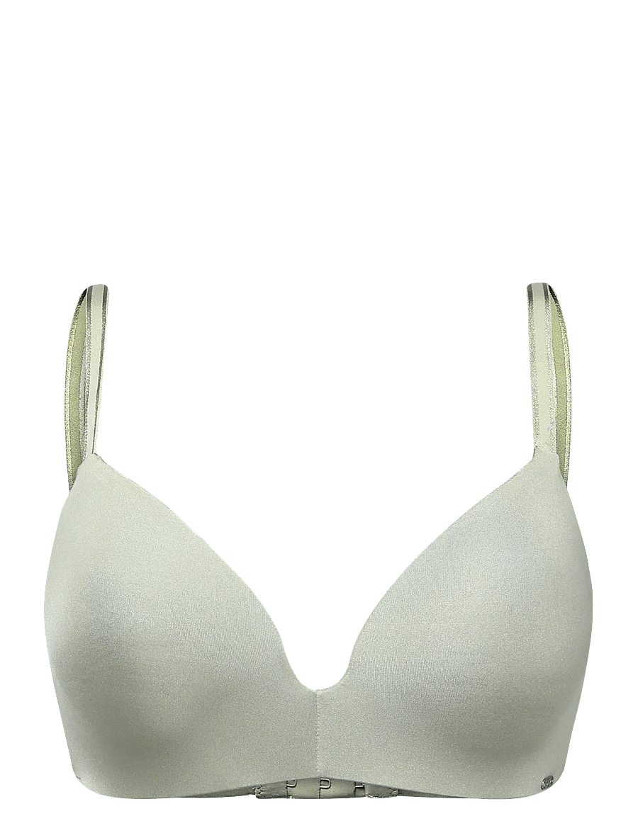 Hunkemöller - MONA NON WIRED LOW D PU - tugikaarteta rinnahoidjad - iceberg green - 1