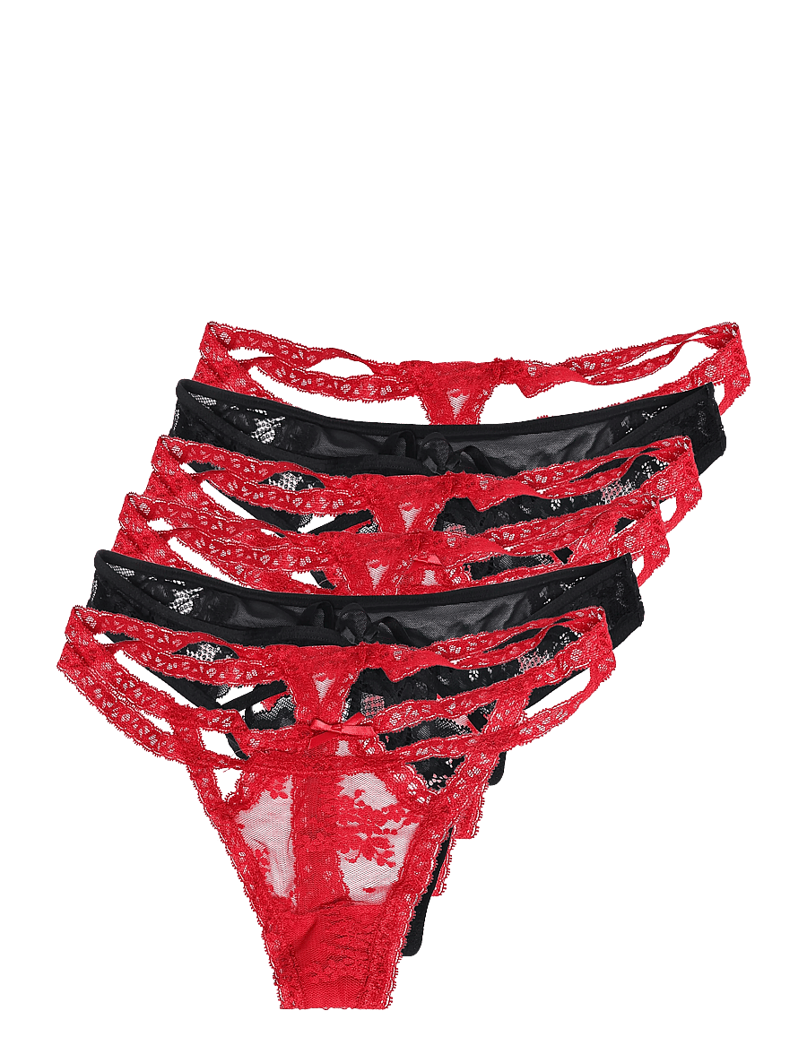 Hunkemöller - STRING 6-PACK - stringid - chili pepper - 3