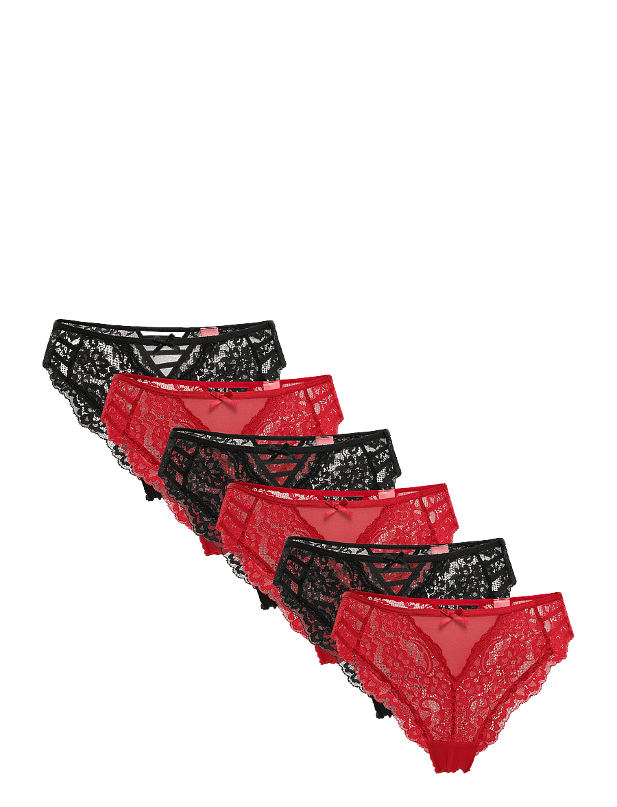 Hunkemöller - BELLE 6-PACK - brazilian trosor - chili pepper - 1