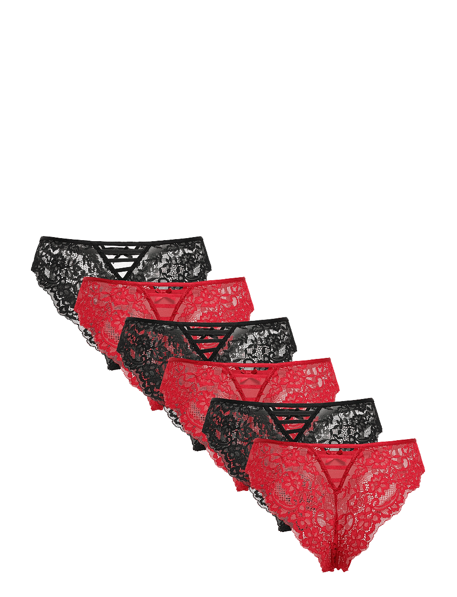 Hunkemöller - BELLE 6-PACK - brazilian trosor - chili pepper - 2