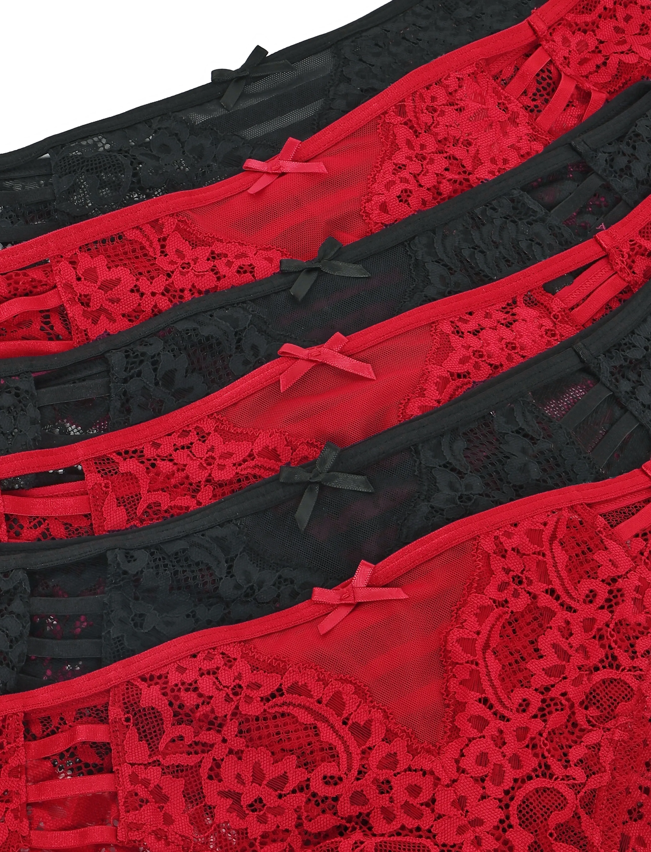 Hunkemöller - BELLE 6-PACK - brazilian trosor - chili pepper - 3