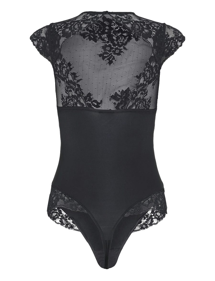 Hunkemöller - ROSIE HIGH NECK BODY - bodid ja kombineed - caviar - 2