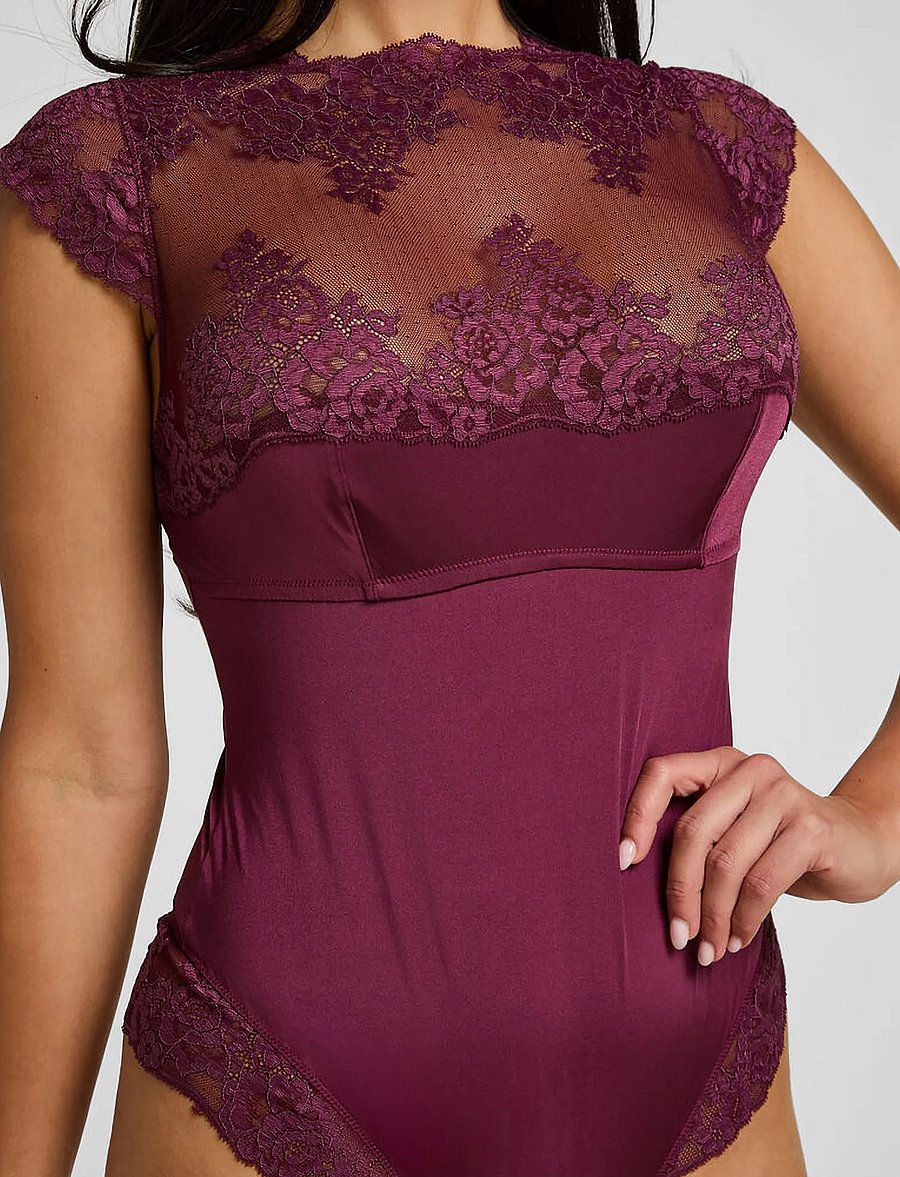 Hunkemöller - ROSIE HIGH NECK BODY - bodid ja kombineed - renaissance rose - 3