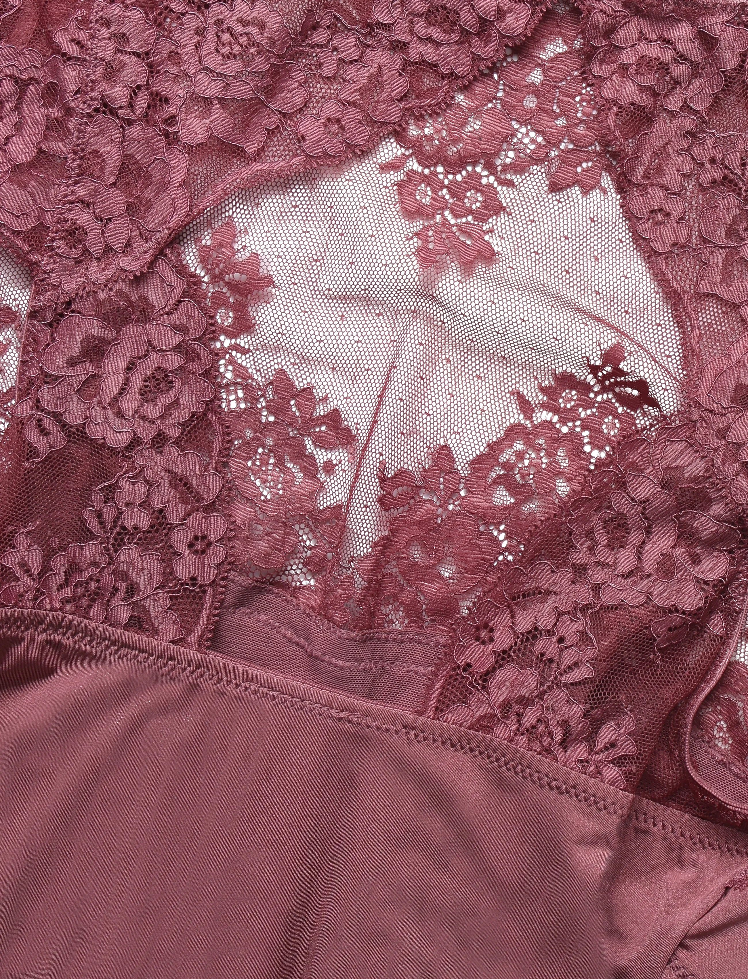 Hunkemöller - ROSIE HIGH NECK BODY - bodid ja kombineed - renaissance rose - 5