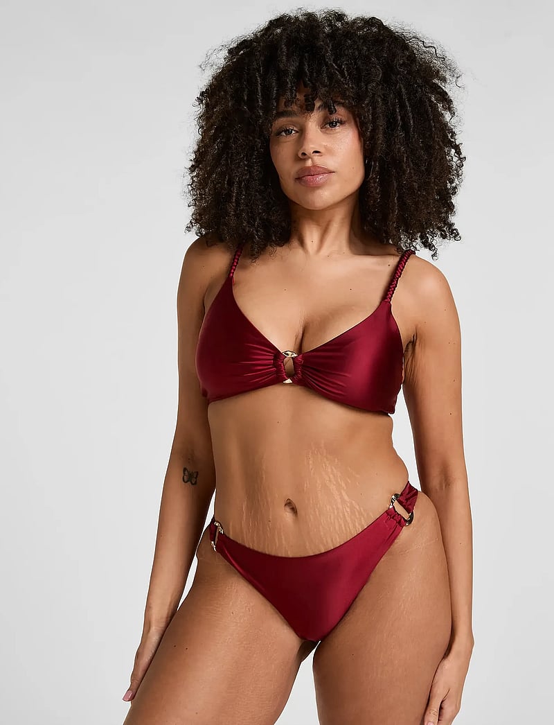 Hunkemöller - BARI HIGHLEG T - brazilian bikinis - rhubarb - 0