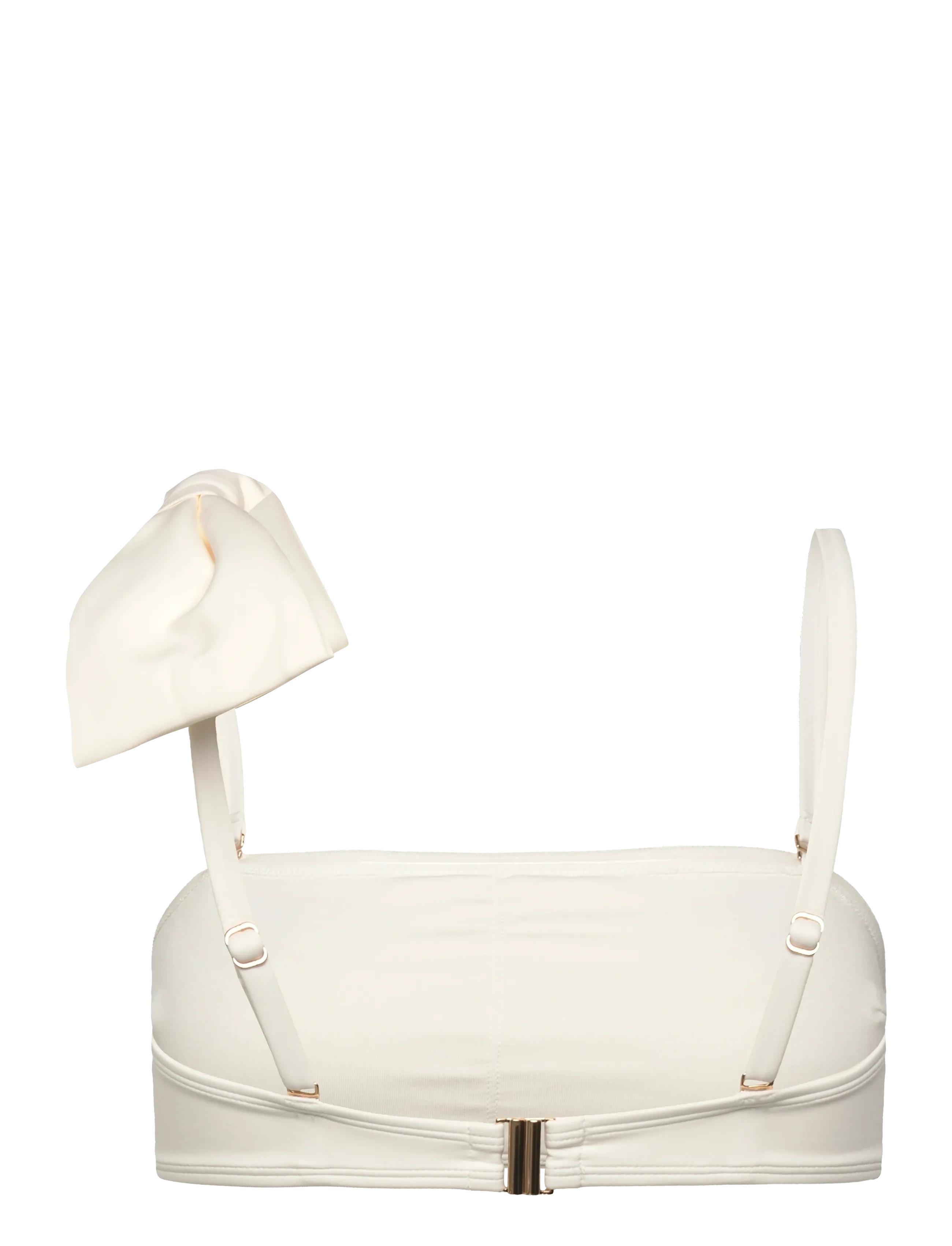 Hunkemöller - COMO BANDEAU - bandeau-bikini-oberteile - snow white - 2