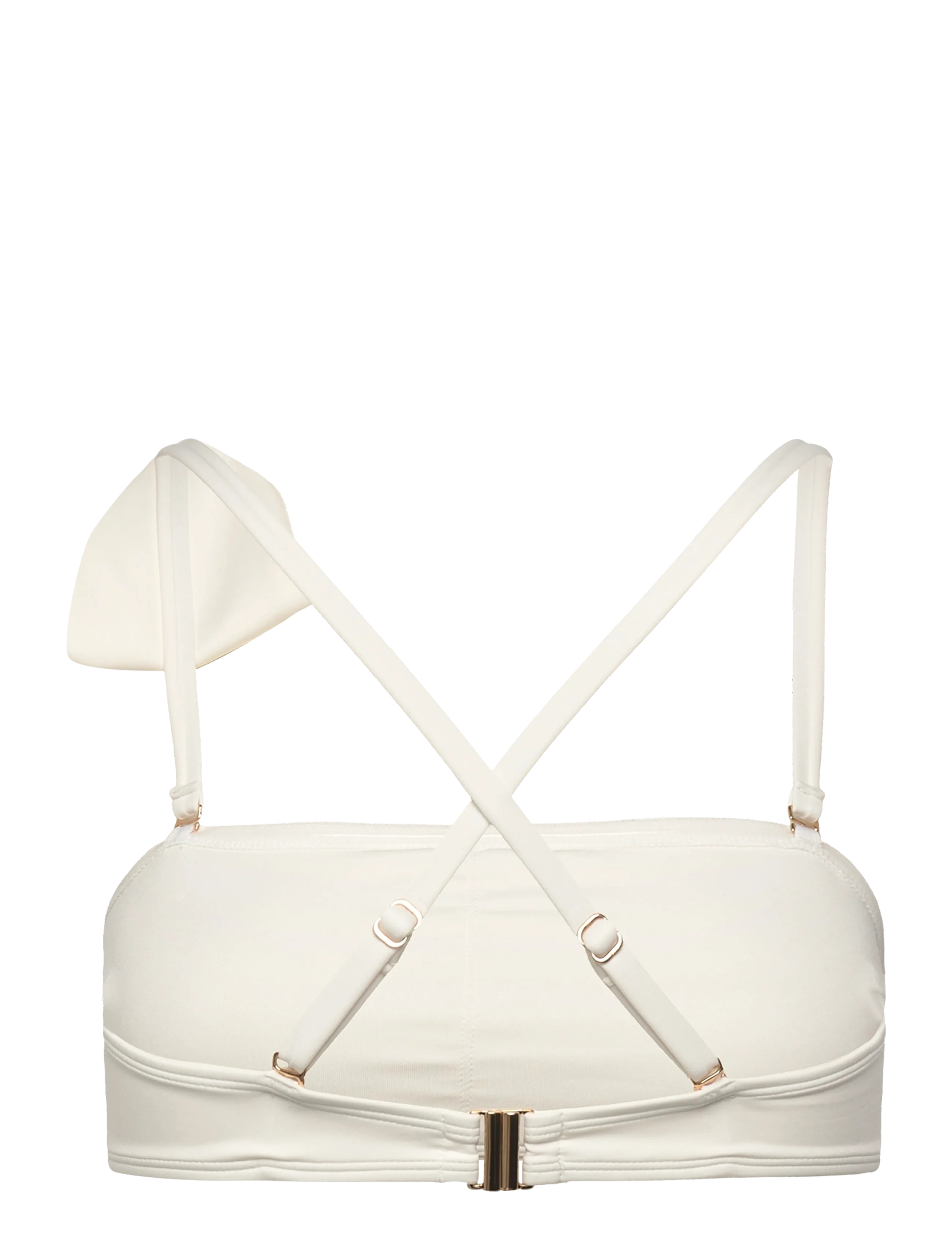 Hunkemöller - COMO BANDEAU - bandeau-bikini-oberteile - snow white - 4