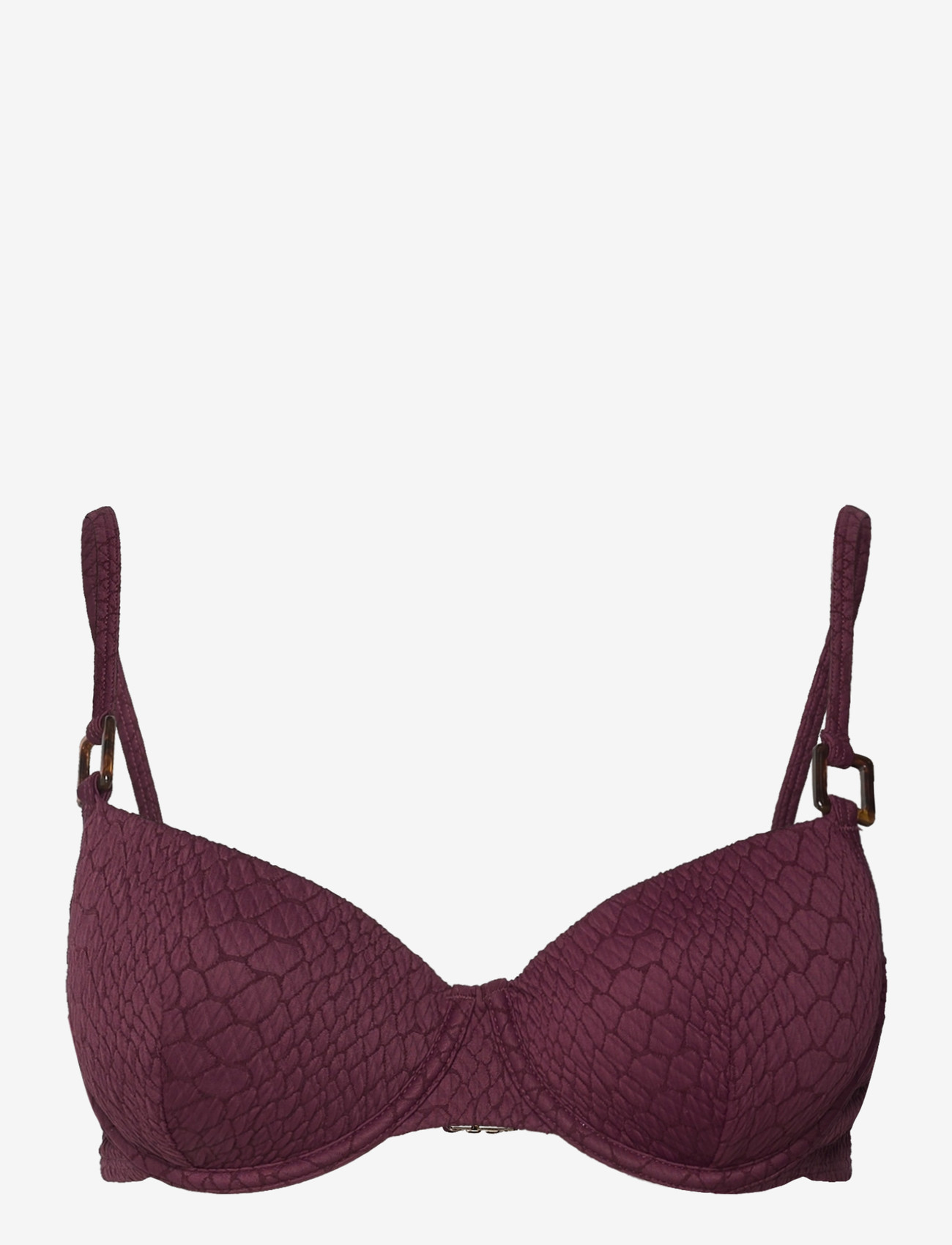 Hunkemöller - ARUBA PD - tugitraadiga bikiinide ülaosad - burgundy - 1