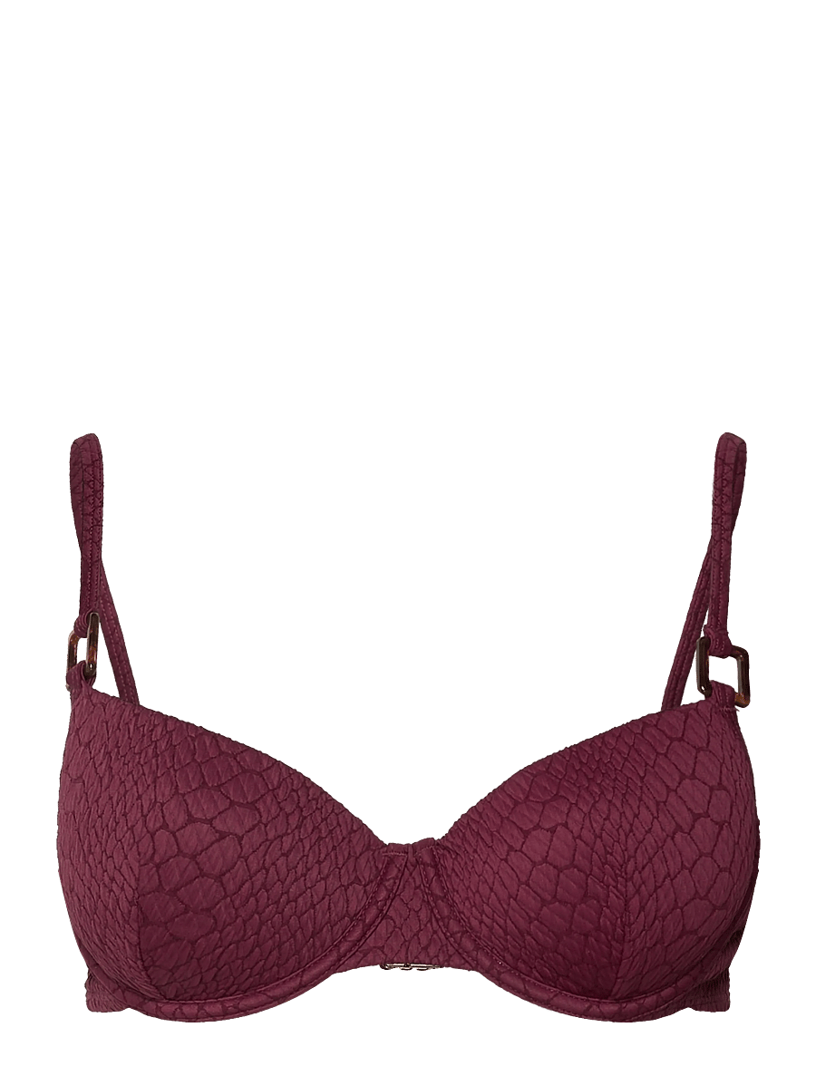 Hunkemöller - ARUBA PD - bikini-oberteile mit bügel - burgundy - 1