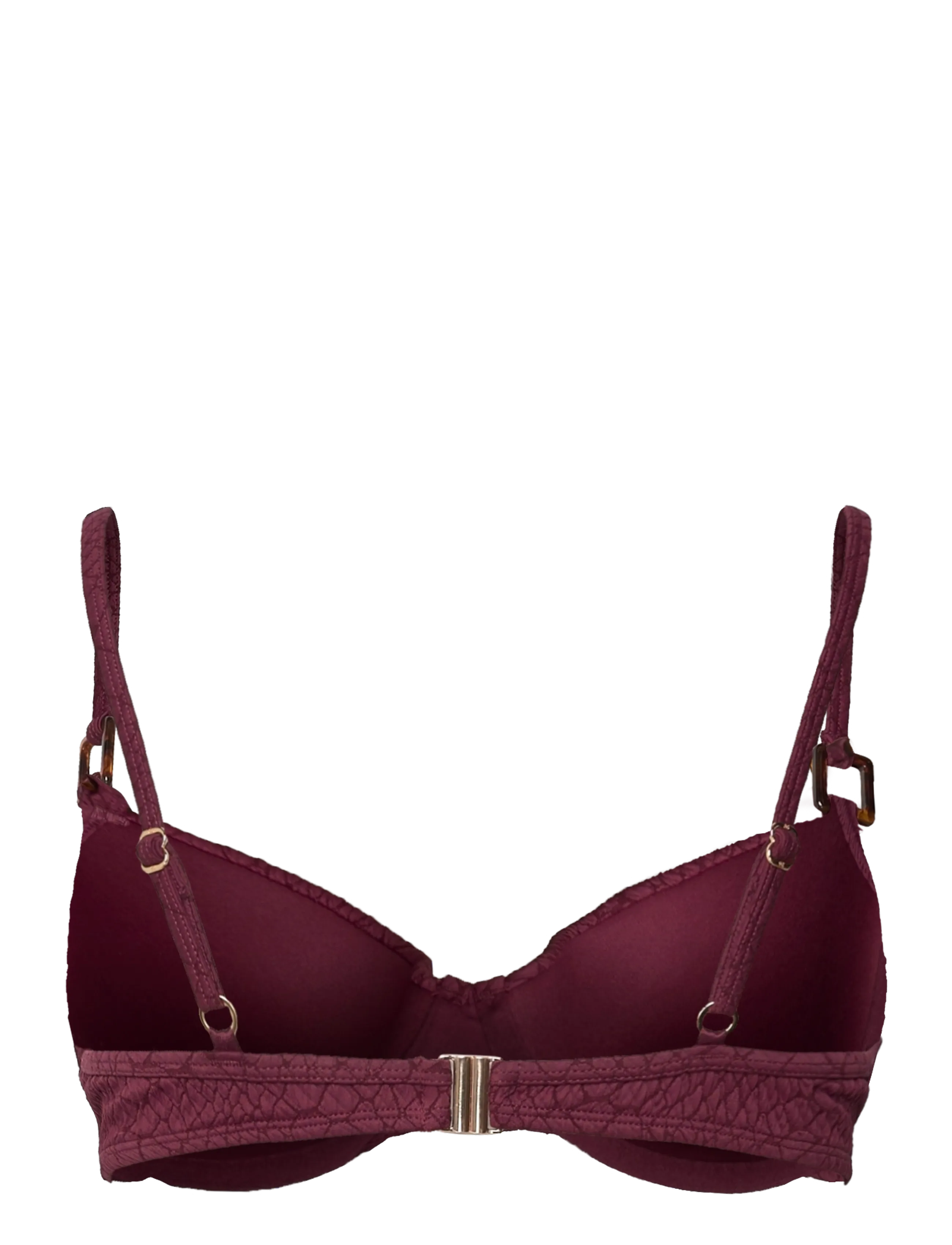 Hunkemöller - ARUBA PD - bikini-oberteile mit bügel - burgundy - 2