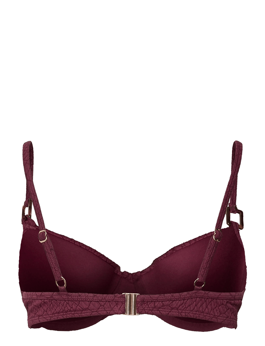 Hunkemöller - ARUBA PD - bikini-oberteile mit bügel - burgundy - 2