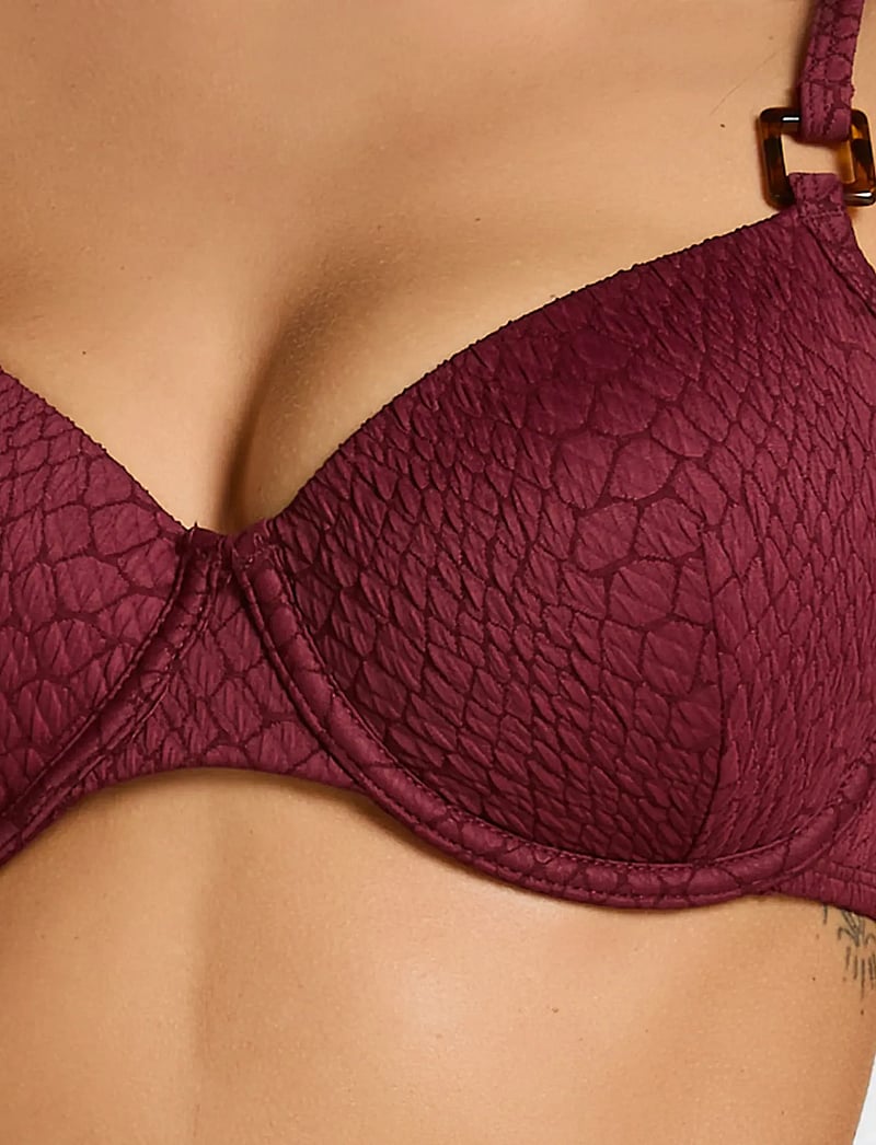 Hunkemöller - ARUBA PD - tugitraadiga bikiinide ülaosad - burgundy - 3