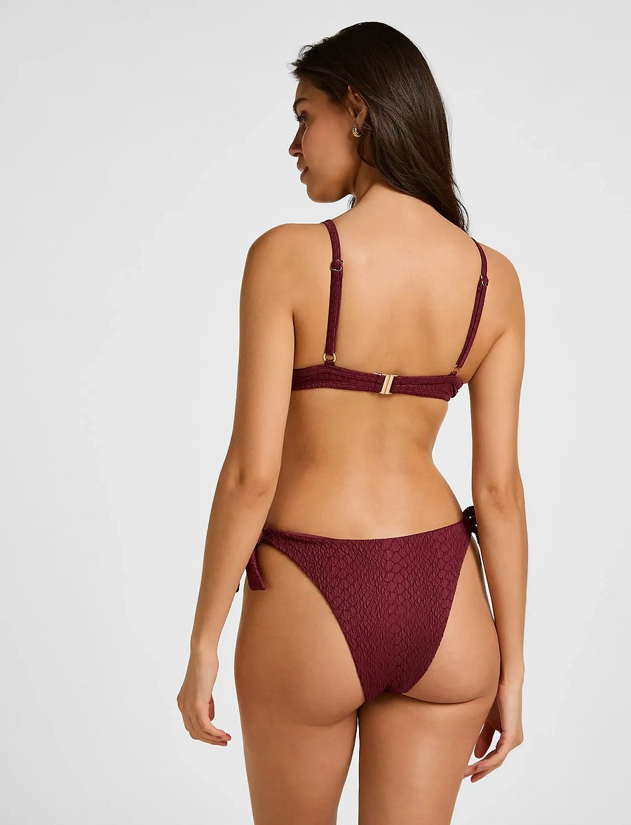 Hunkemöller - ARUBA PD - bikini-oberteile mit bügel - burgundy - 5