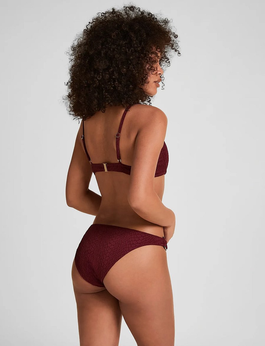 Hunkemöller - ARUBA CHEEKY - brazilian bikinis - burgundy - 4
