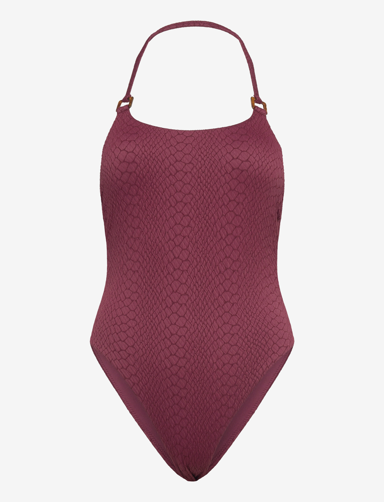 Hunkemöller - ARUBA HIGHLEG BS - baddräkter - burgundy - 3