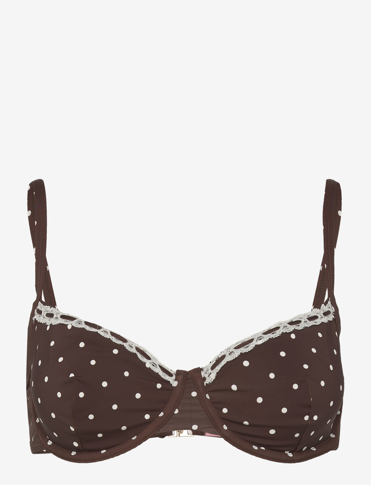 Hunkemöller - ALGARVE UD - bikinitoppe med bøjle - chicory coffee - 1