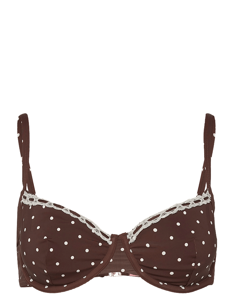 Hunkemöller - ALGARVE UD - bikinitoppe med bøjle - chicory coffee - 1