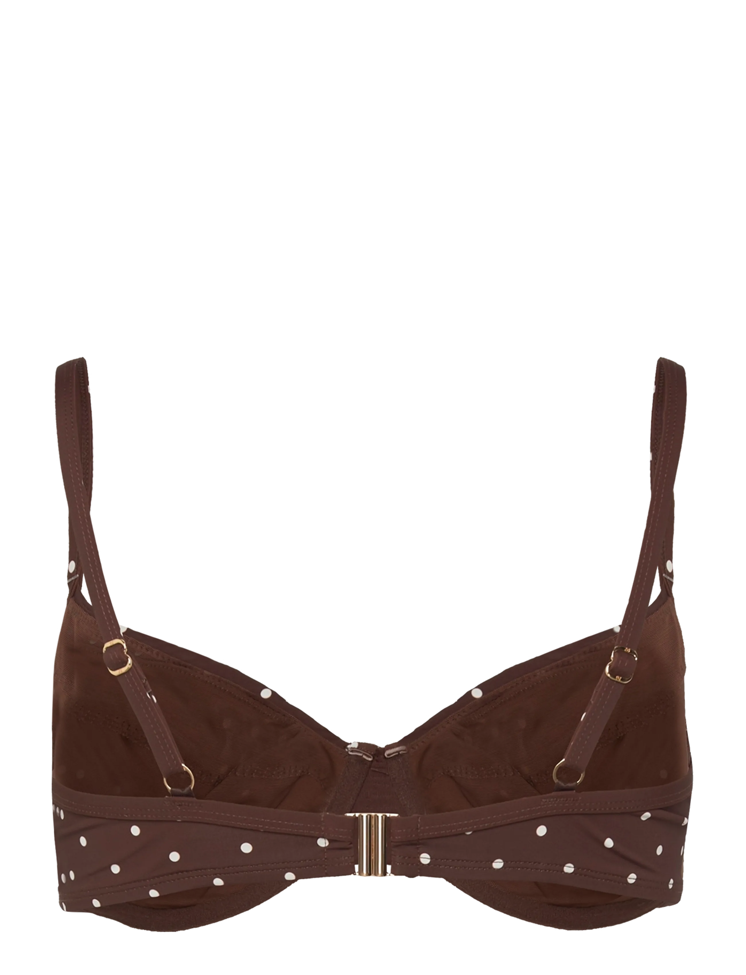 Hunkemöller - ALGARVE UD - stanik z fiszbinami bikini - chicory coffee - 2