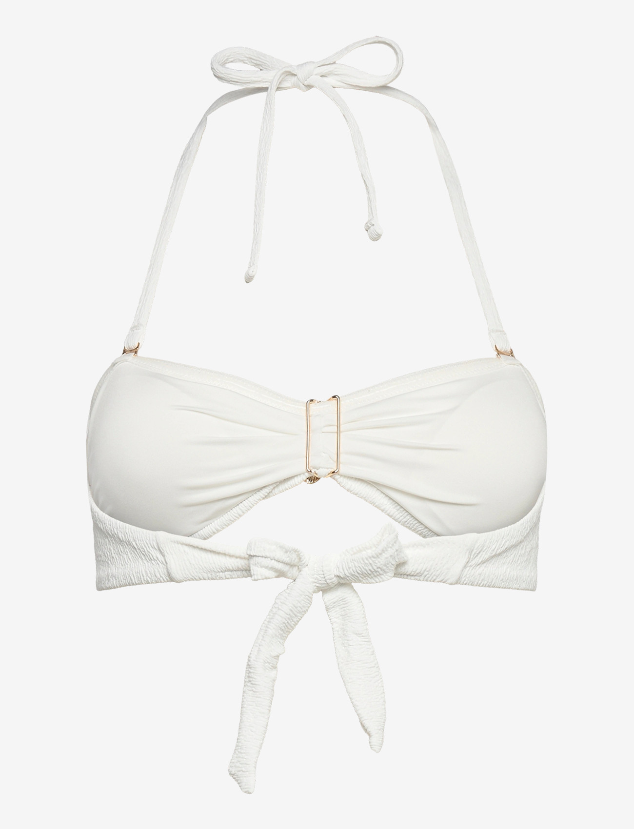 Hunkemöller - CRINKLE BANDEAU - bandeaubikinier - snow white - 2