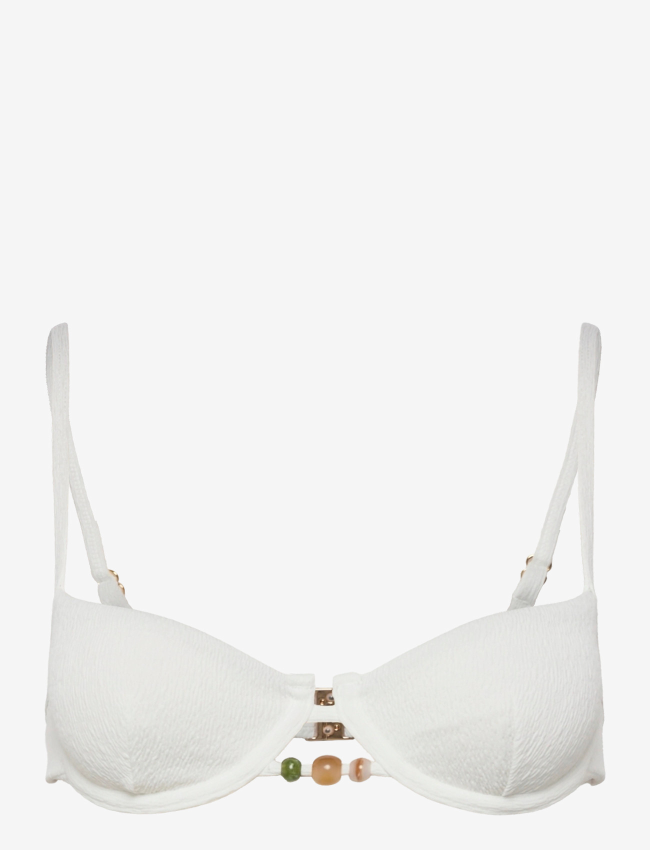 Hunkemöller - CRINKLE UD - tugitraadiga bikiinide ülaosad - snow white - 1