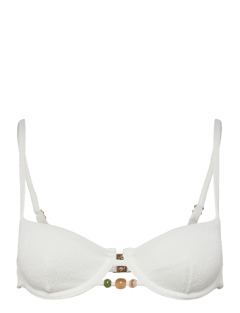 Hunkemöller - CRINKLE UD - tugitraadiga bikiinide ülaosad - snow white - 1