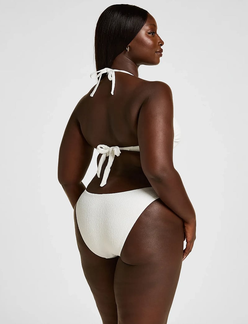 Hunkemöller - CRINKLE HIGH LEG - bikini briefs - snow white - 4