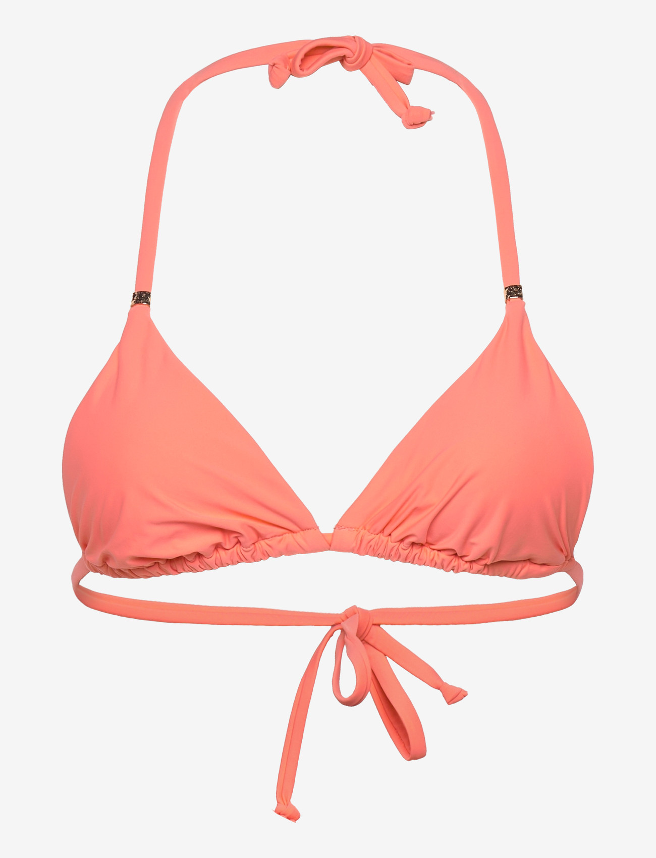 Hunkemöller - LUXE TRIANGLE - kolmnurksed bikiinide ülaosad - fusion coral - 1