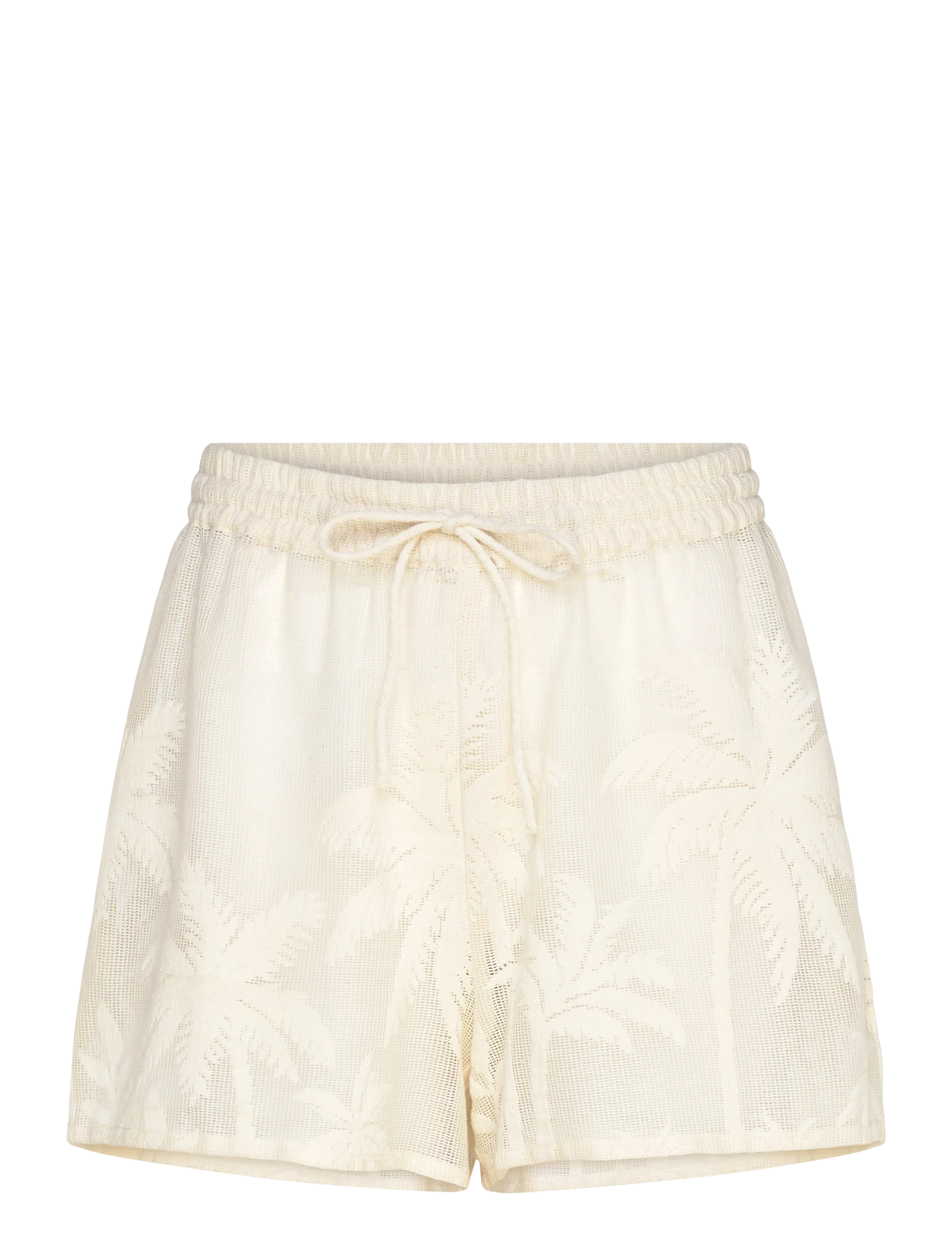 Hunkemöller PALM WOVEN SHORTS - Strandtøj - SNOW WHITE / white
