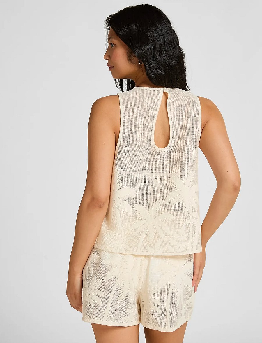 Hunkemöller - PALM WOVEN SHORTS - snow white - 4