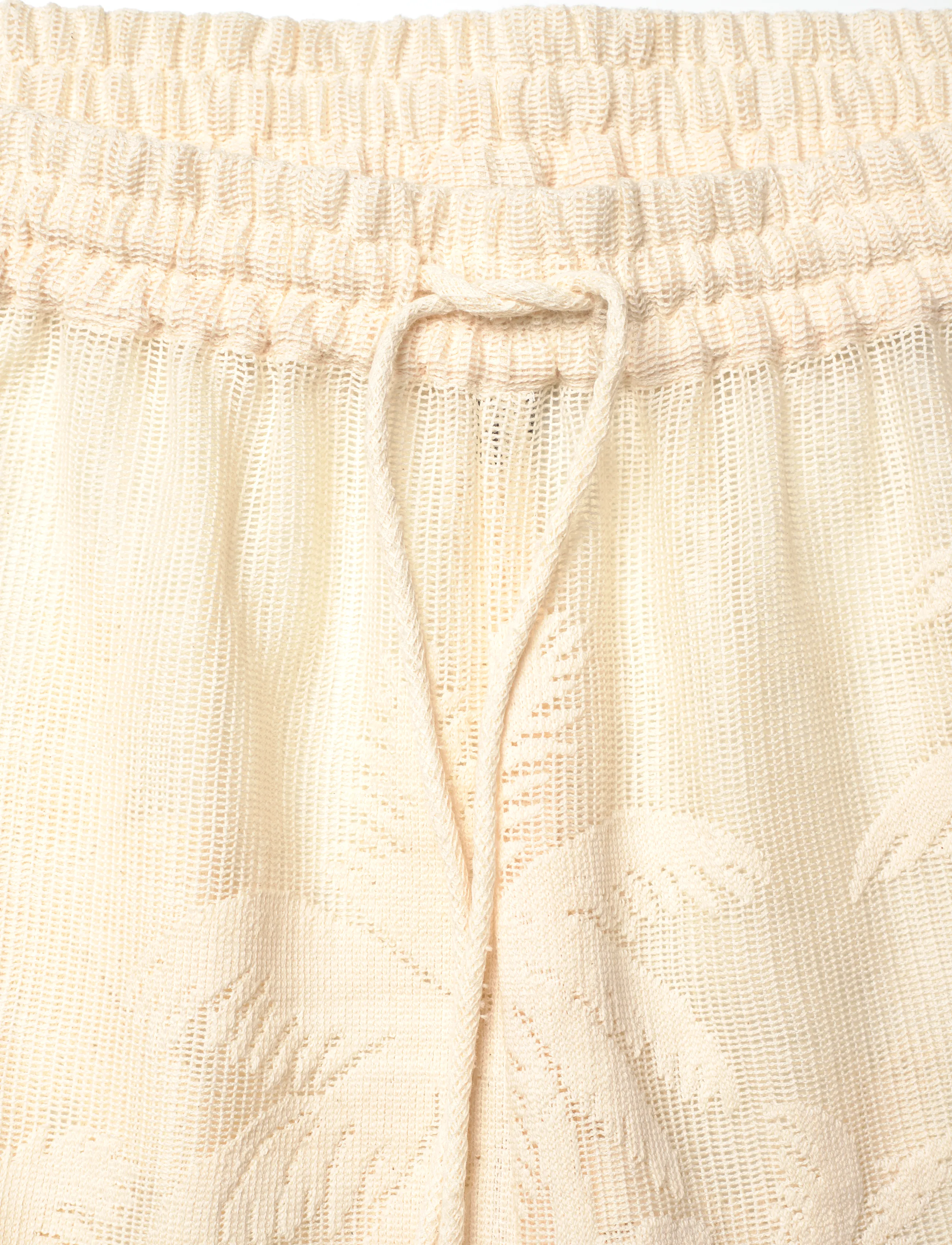 Hunkemöller - PALM WOVEN SHORTS - snow white - 5