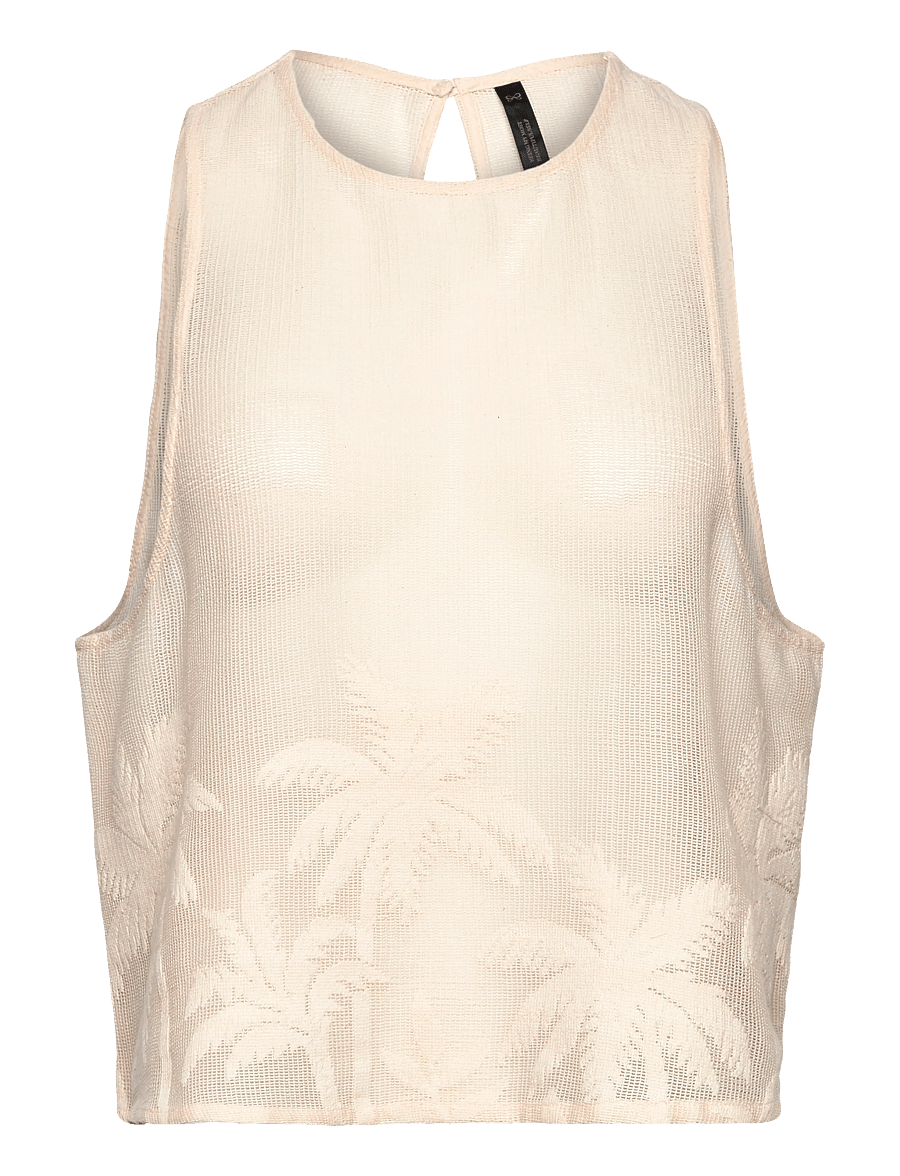 Hunkemöller - PALM WOVEN TOP - oberteile - snow white - 1