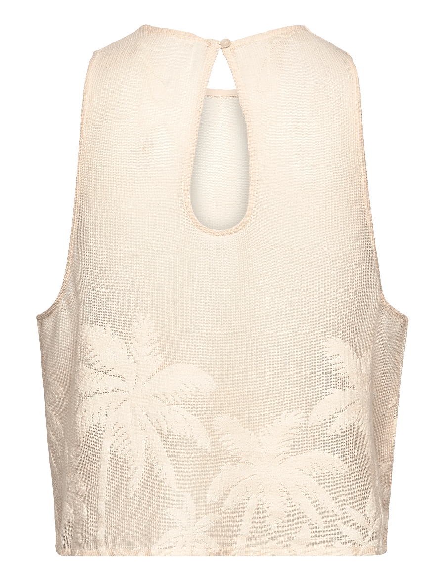 Hunkemöller - PALM WOVEN TOP - oberteile - snow white - 2