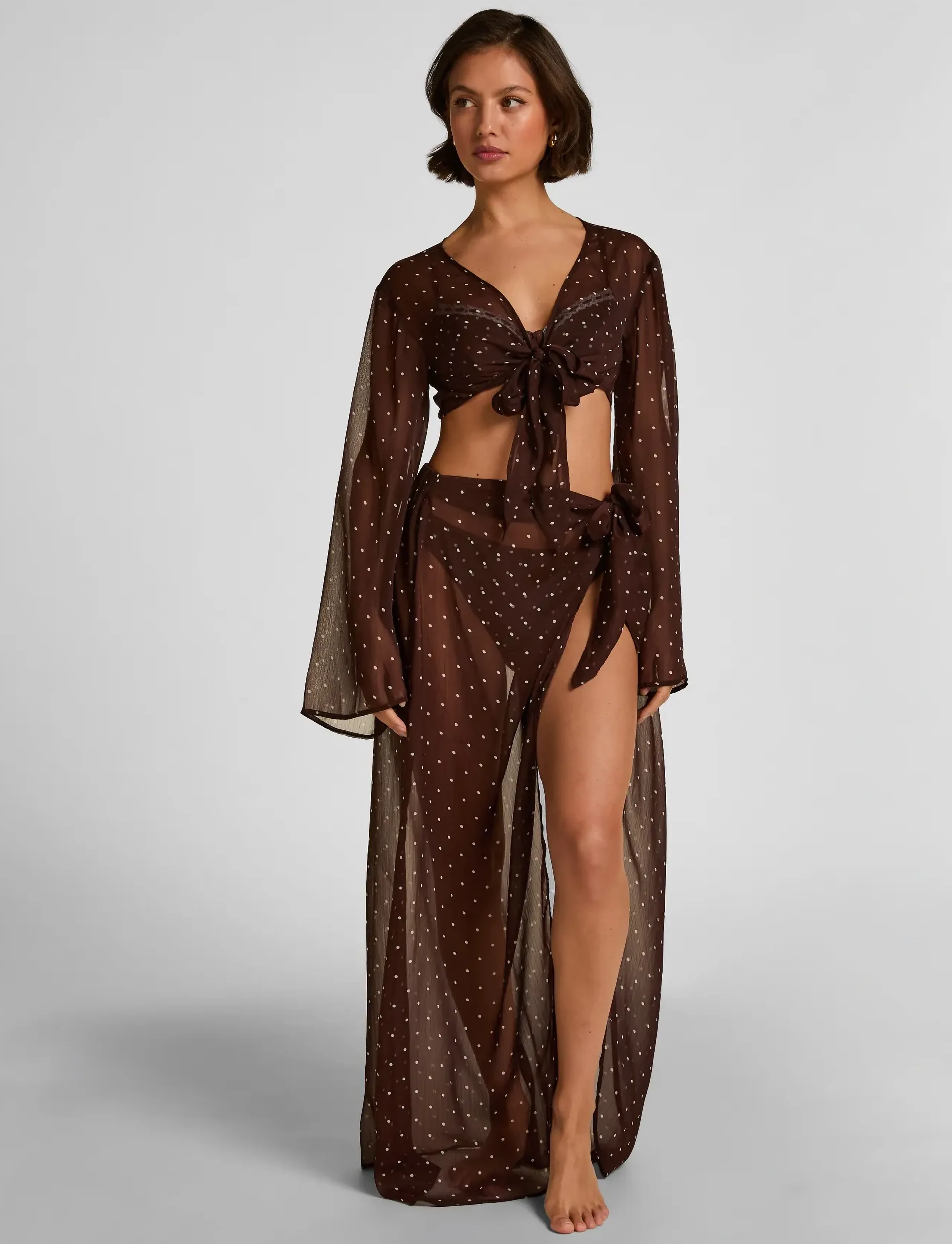 Hunkemöller - ALGARVE SKIRT - chicory coffee - 4