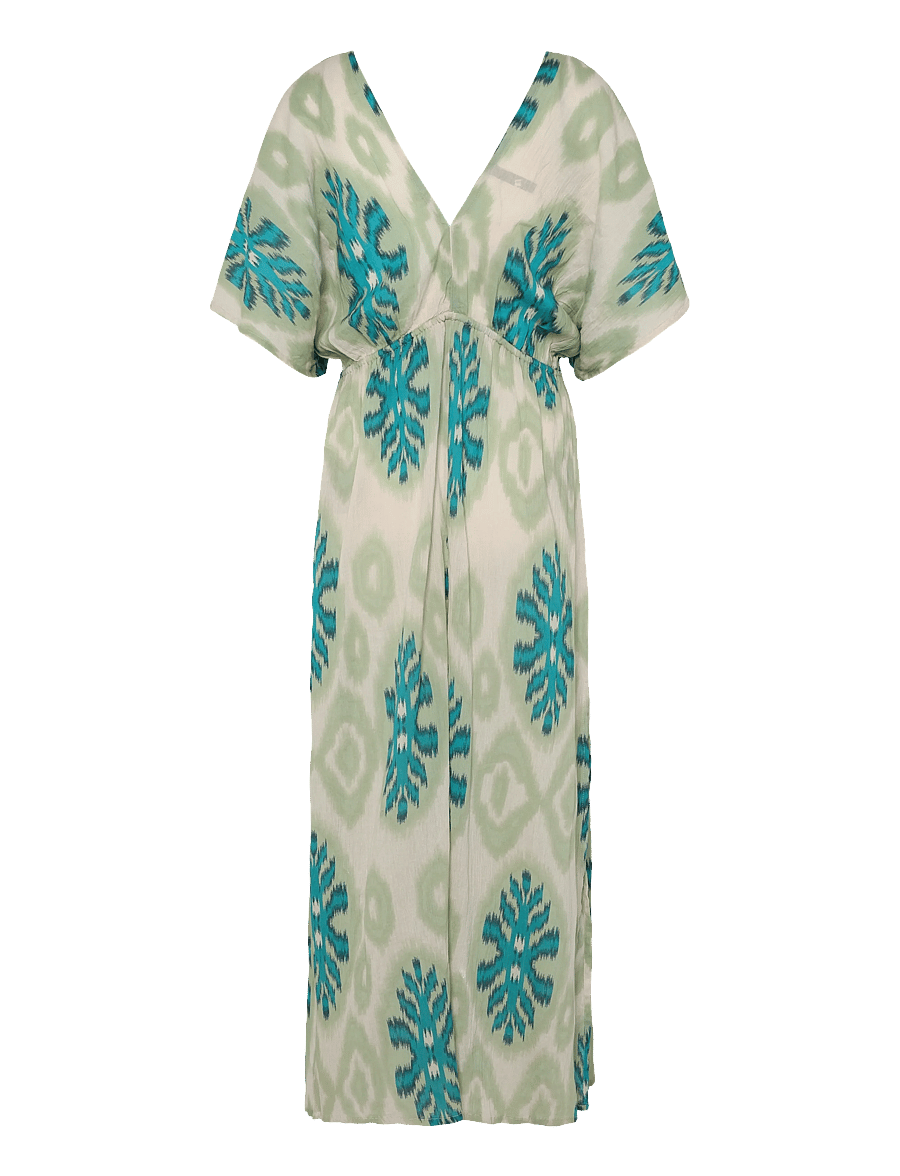 Hunkemöller - GLAM BEACH MAXI KAFTAN - sommerkleider - sea foam - 2